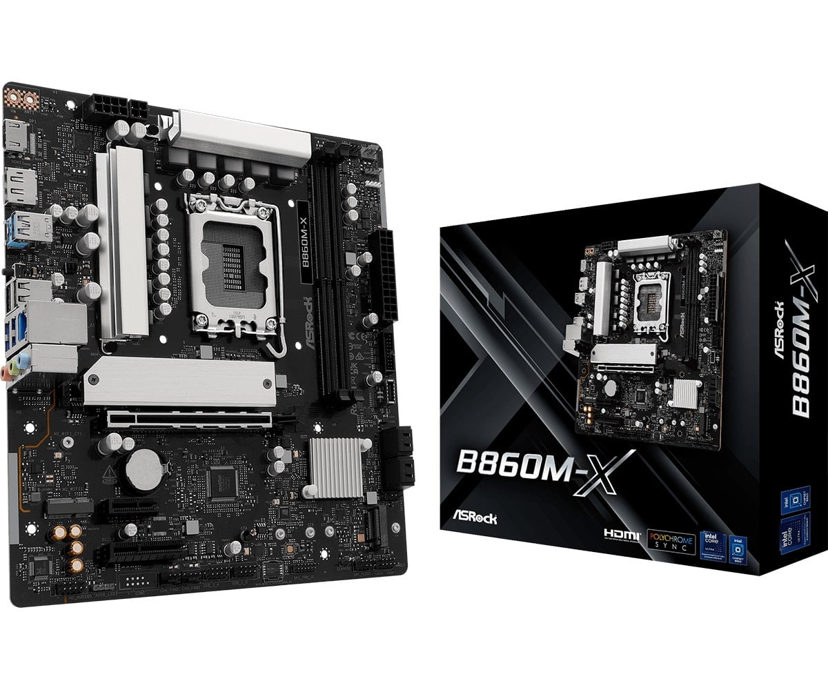 ASROCK MB B860M-X 2DDR5 128GB LGA 1851 HDMI DP MATX