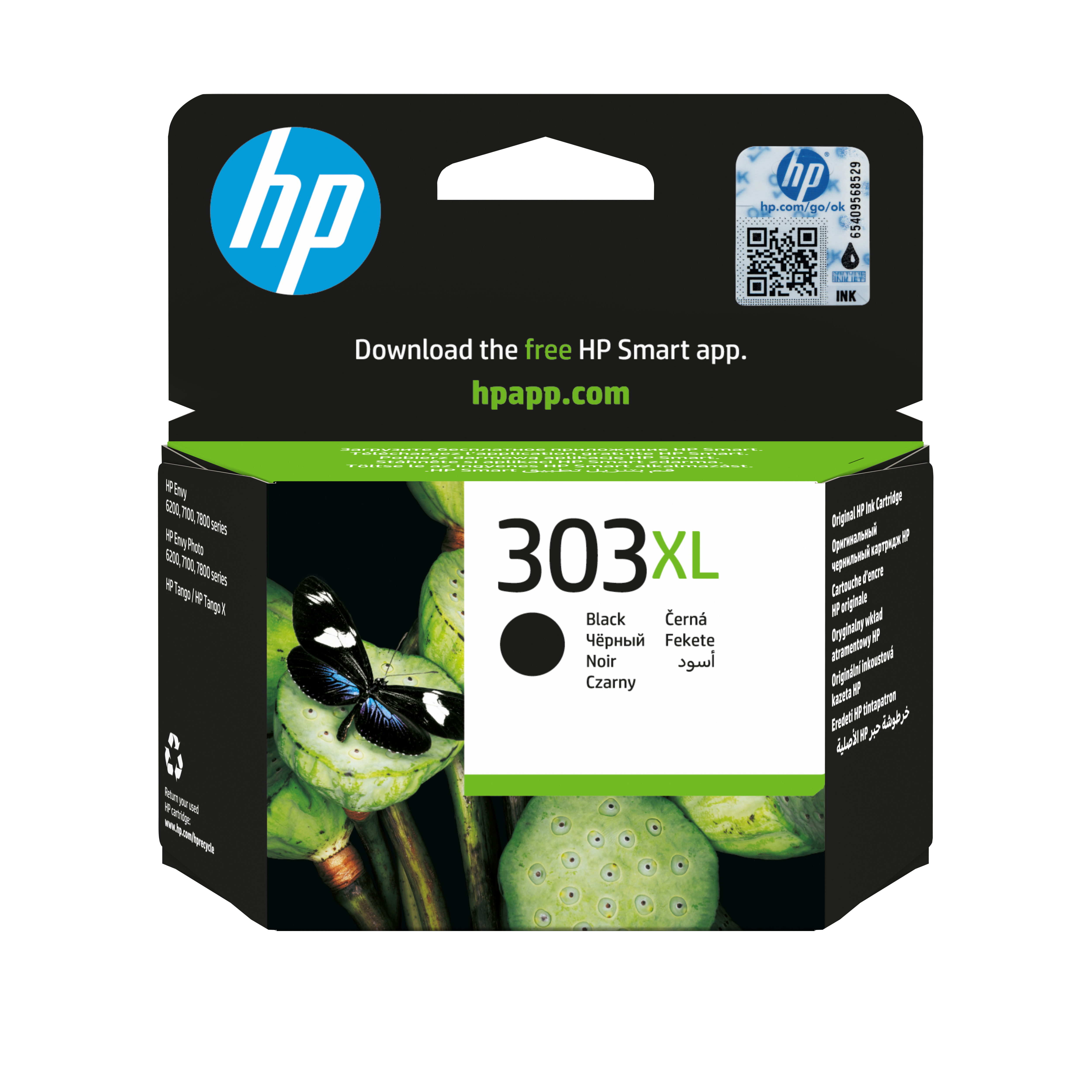 HP Tinteiro Original 303XL de elevado rendimento (Preto)