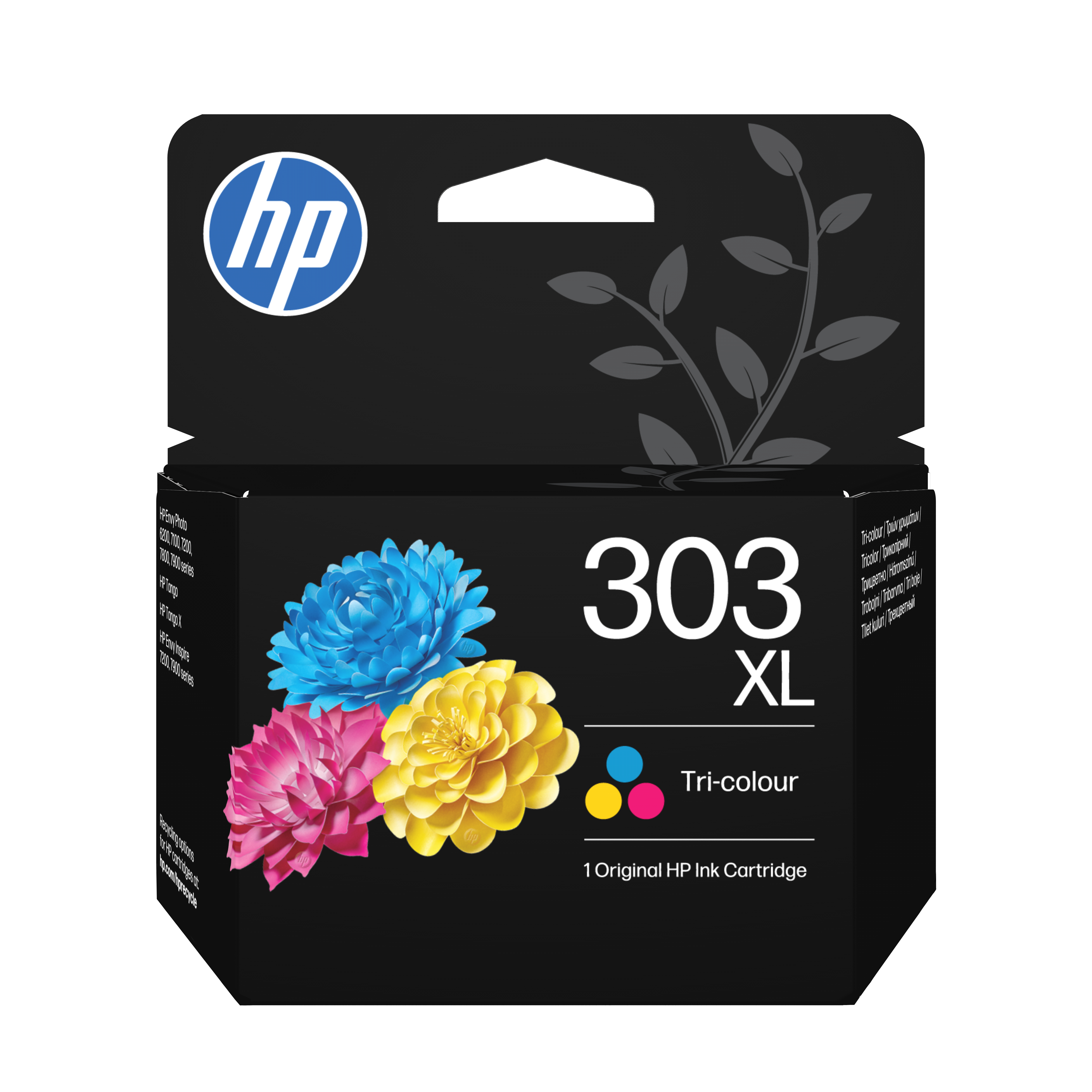 HP Tinteiro Original 303XL de elevado rendimento (Tricolor)
