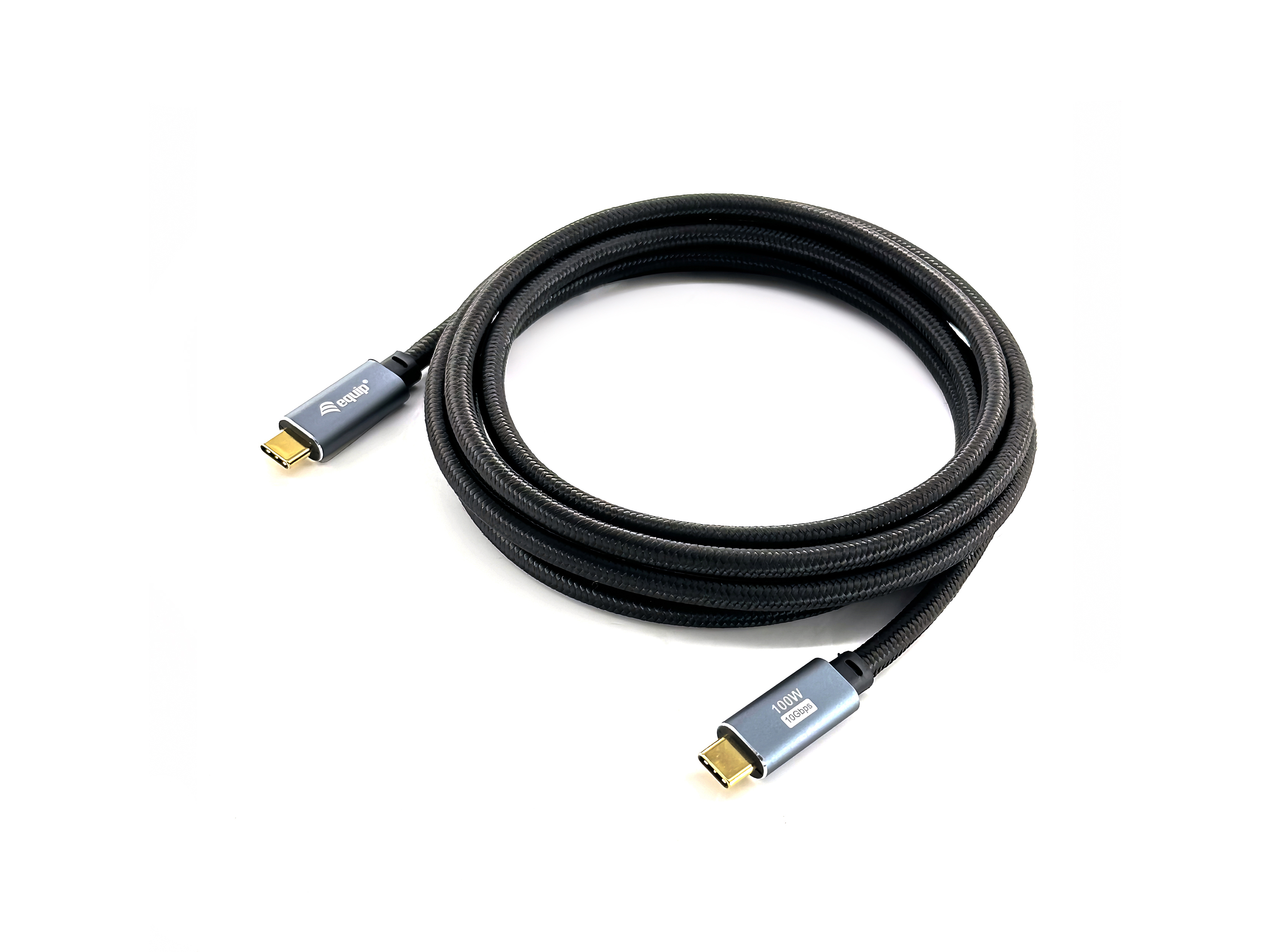 Equip 128357 Cabo USB 3.2 Gen 2 C para C, M/M, 2,0 m, PD100W , 4K/60 Hz, 10 Gbps, preto