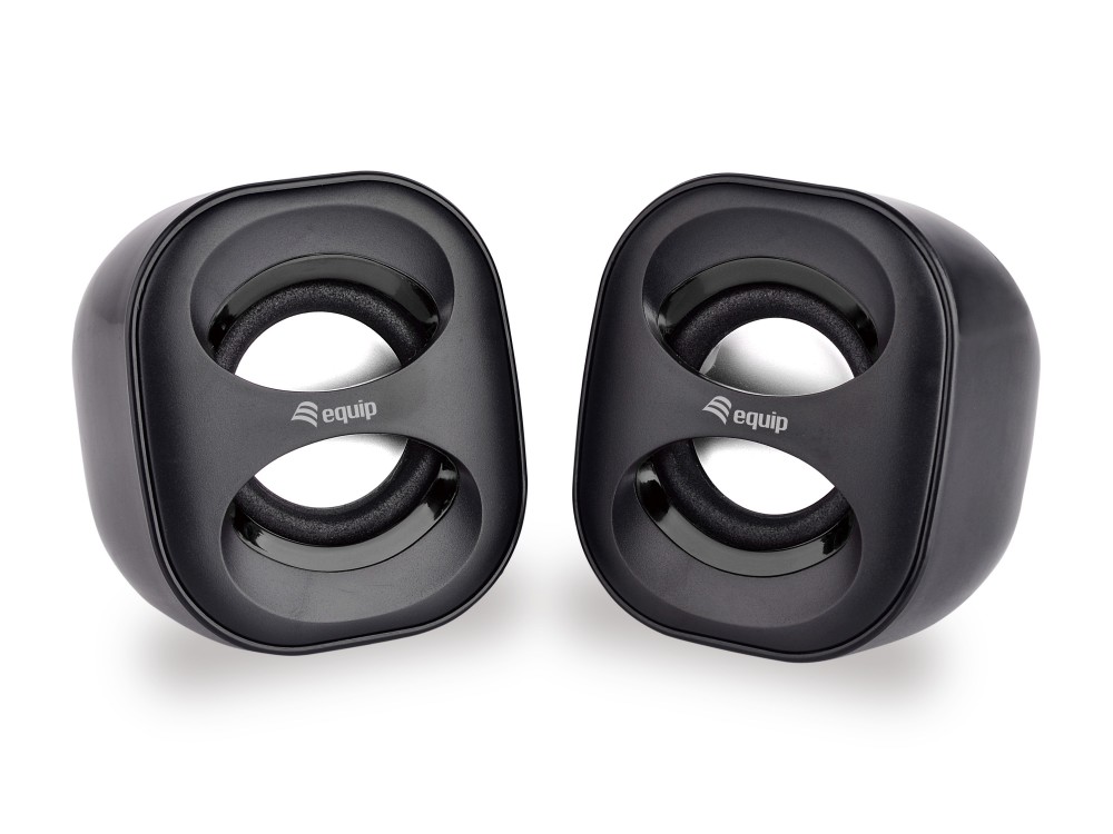 EQUIP LIFE MINI COLUNAS USB 6W SPEAKER PRETO