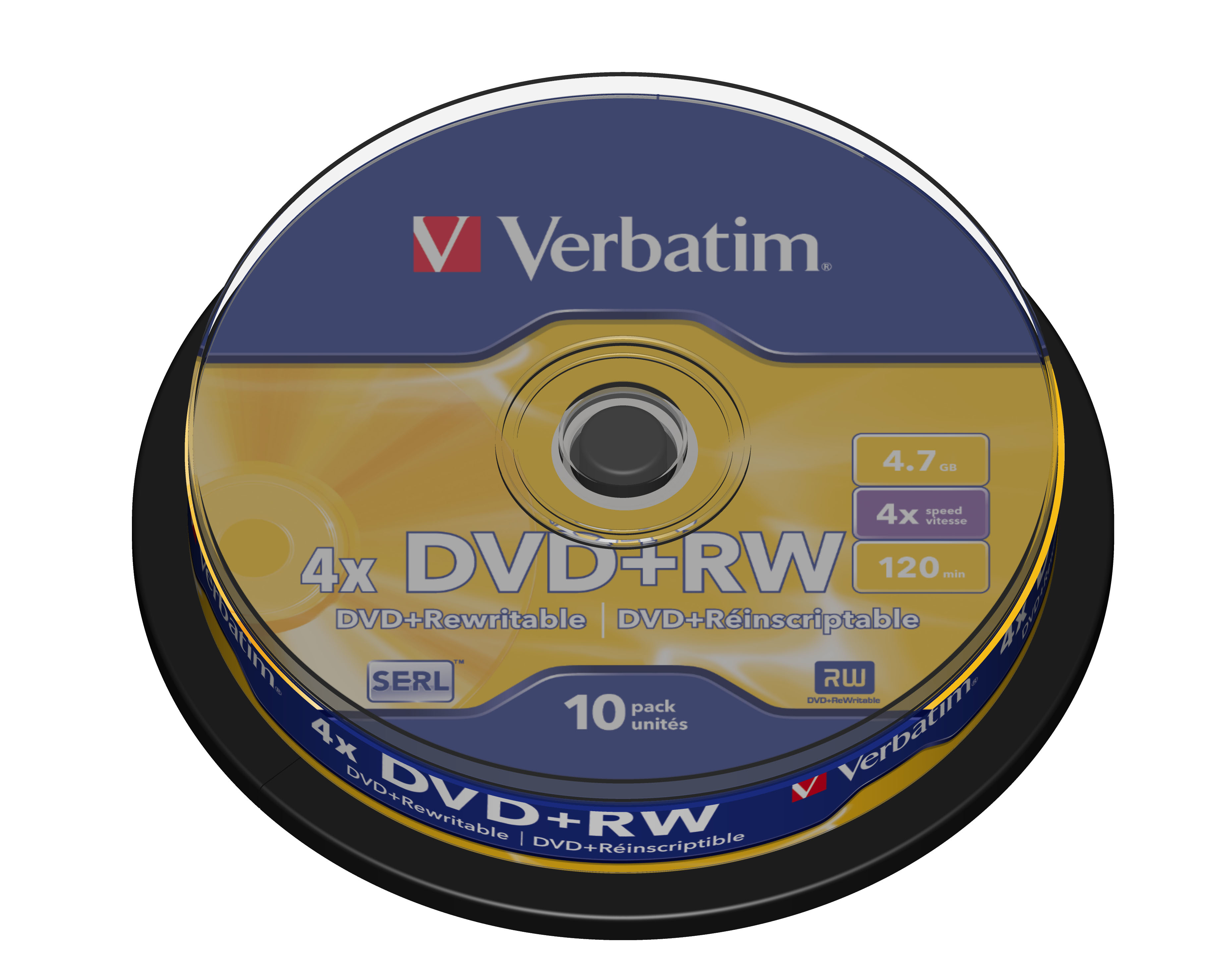 Verbatim DVD+RW Matt Silver
