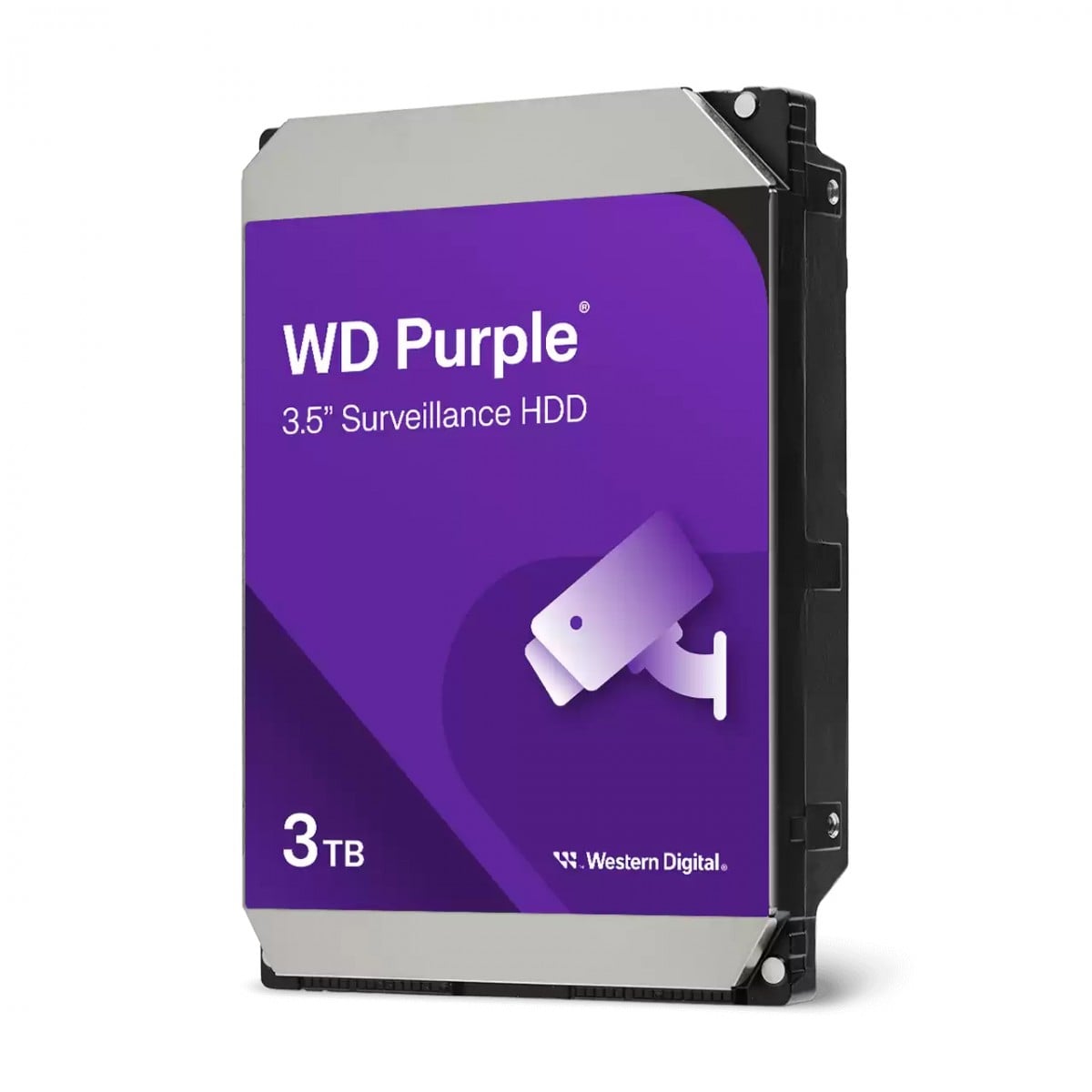 WD HDD 3.5" 3TB SATA 128MB SURVEILLANCE PURPLE