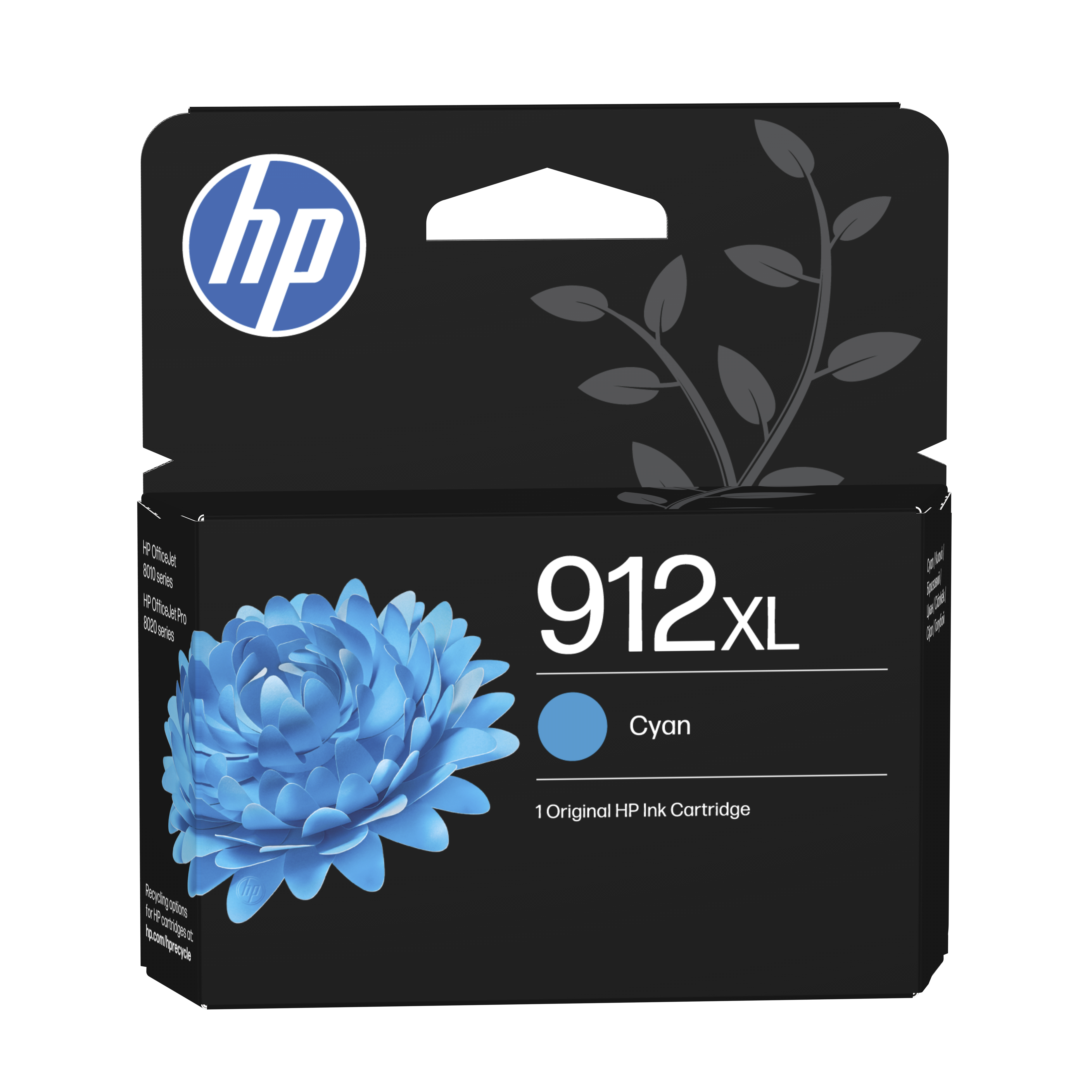 HP Tinteiro Original 912XL Ciano de elevado rendimento