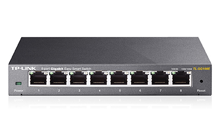 TP-LINK SWITCH 8PORT EASY SMART GIGABIT