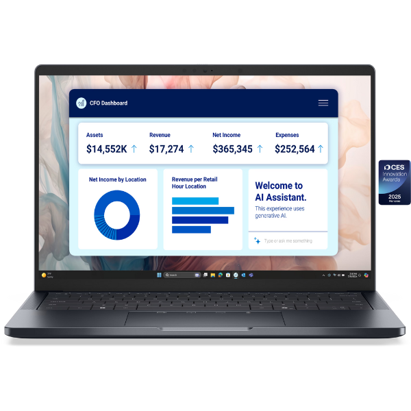 Dell Pro 14 Premium PA14250 Ultra 5 236V vPro 16G 512GB Intel Arc 14" FHD+ W11Pro Copilot+ PC — miniatura 3