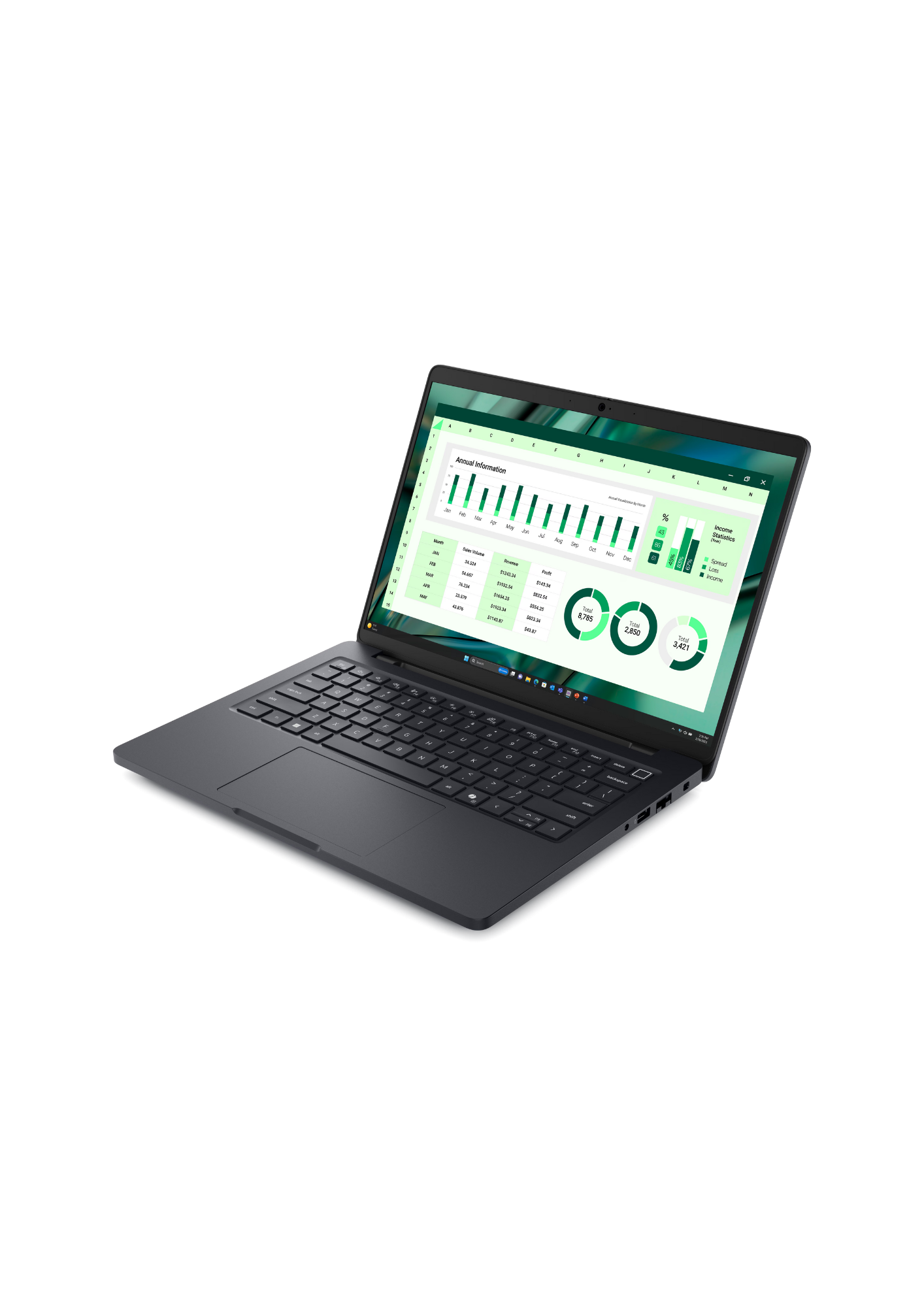 Dell Pro Max 14 MC14250 Ultra 7 265H 32GB 1TB NVIDIA RTX PRO 500 14" FHD+ W11Pro — miniatura 3