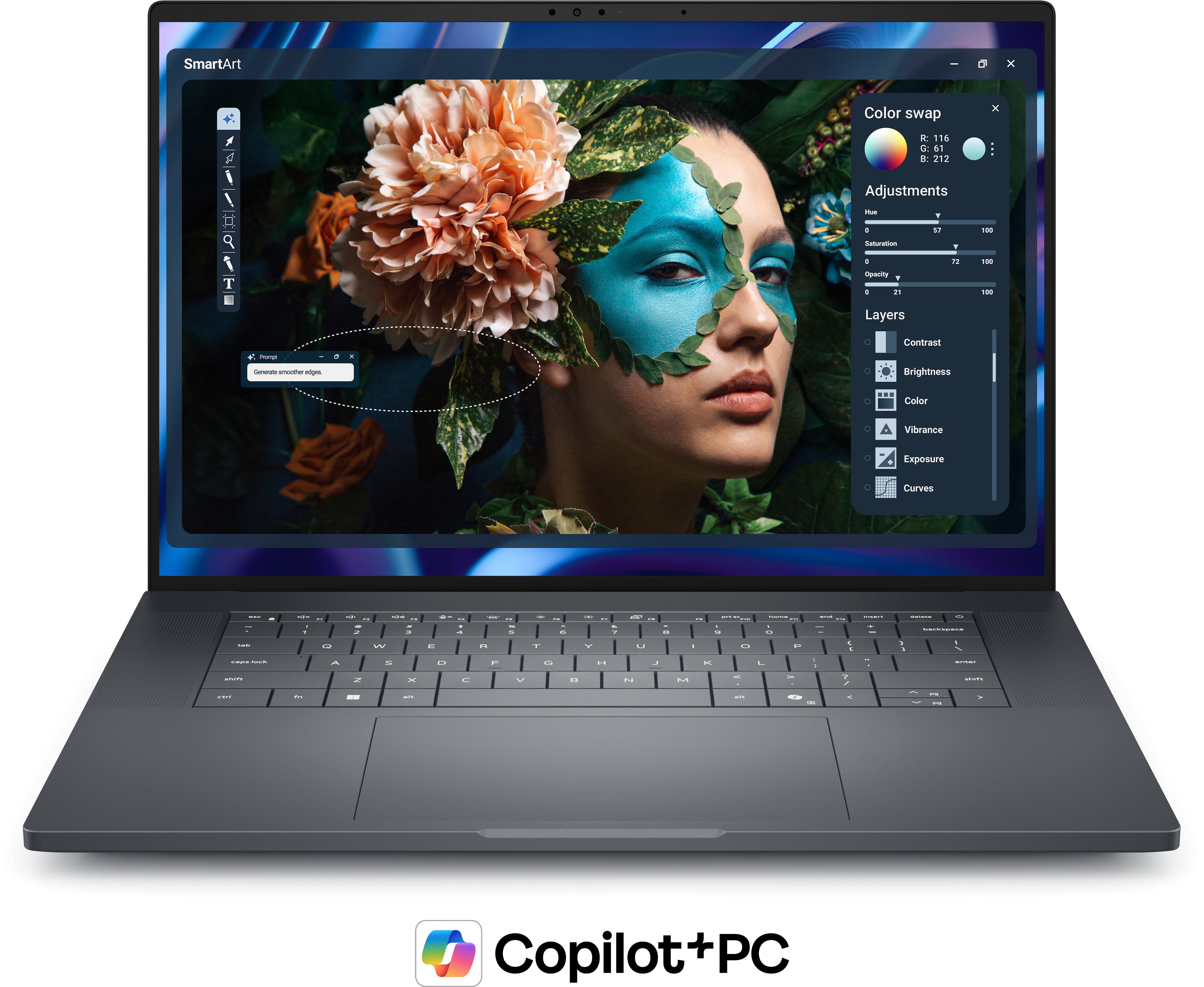 Novo Dell Pro Precision 7 16 Ultra X7 368H vPro 64GB 512GB Intel Arc B390 Pro 16" FHD+ W11Pro Copilot+ PC — miniatura 3