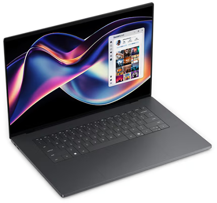 Novo Dell XPS 16 9640 DA16260 Ultra X7 Processor 358H 32GB 1TB 2K 16" W11Pro Copilot+ PC - Teclado: Inglês