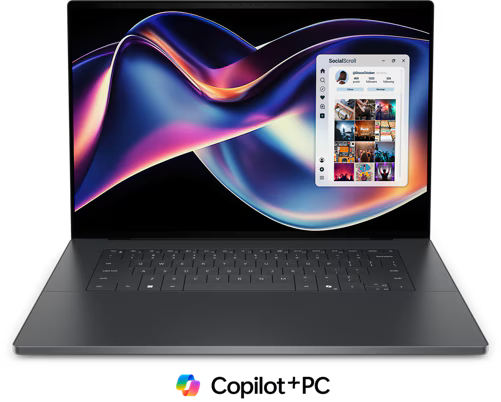 Novo Dell XPS 16 9640 DA16260 Ultra X7 Processor 358H 32GB 1TB 2K 16" W11Pro Copilot+ PC - Teclado: Inglês — miniatura 9